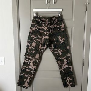 zara camo pants